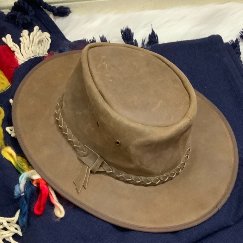 Australian Bush Hat Company Leather Hat Brim NWOT